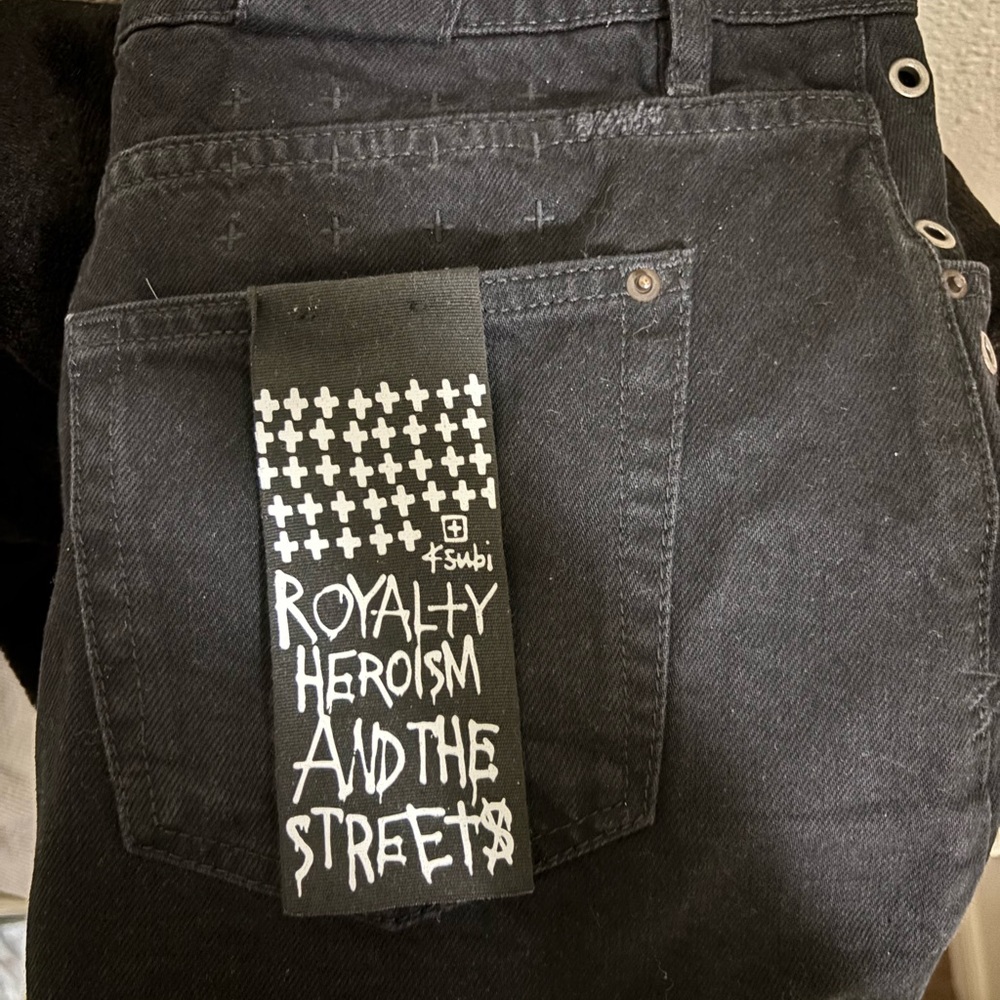 Ksubi Black Denim skirt